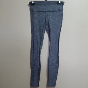Lululemon Wunder Under Samba Snake Battleship Black Leggings Size 4